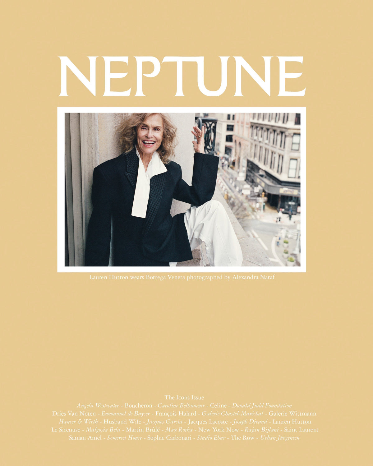 Neptune Papers Issue Ten — Cover Two: Lauren Hutton by Alexandra Nataf