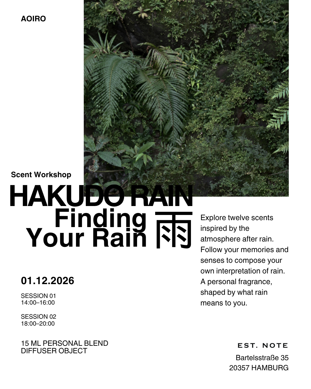 Scent Workshop with AOIRO