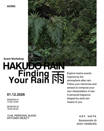 Scent Workshop with AOIRO