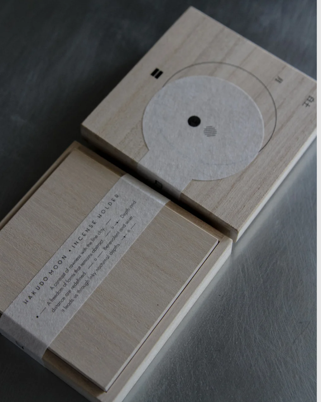 Aoiro Moon Incense Holder Set