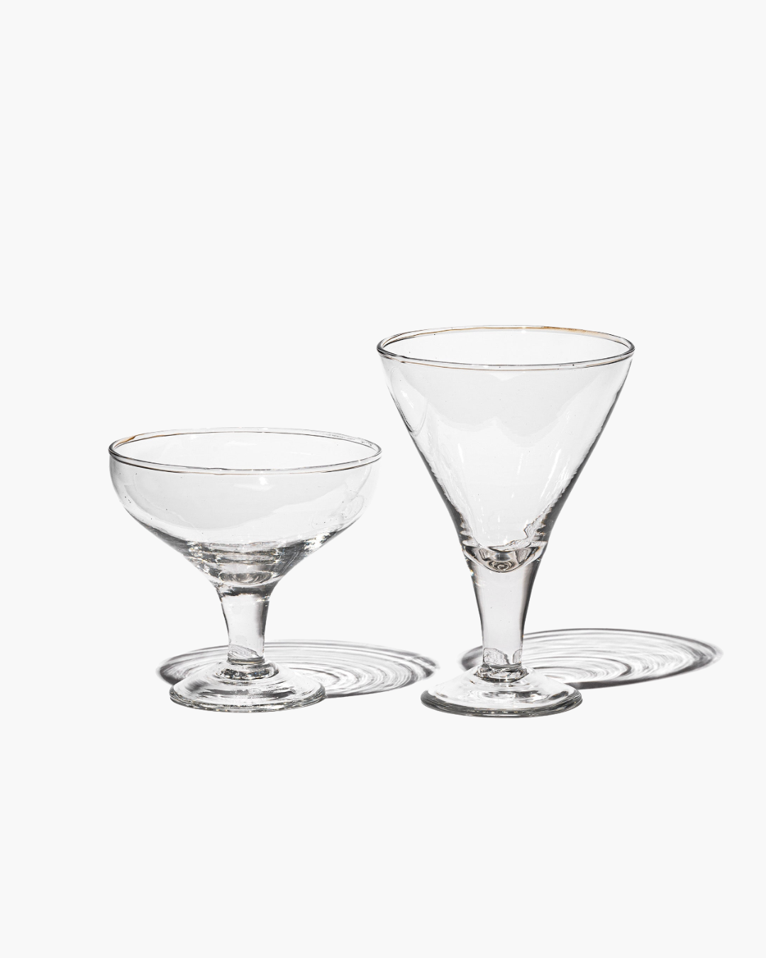 Puebco Geblasene Glas Dessertschale Dreieck