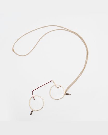 CIQI Circle Lesebrille – Rubin