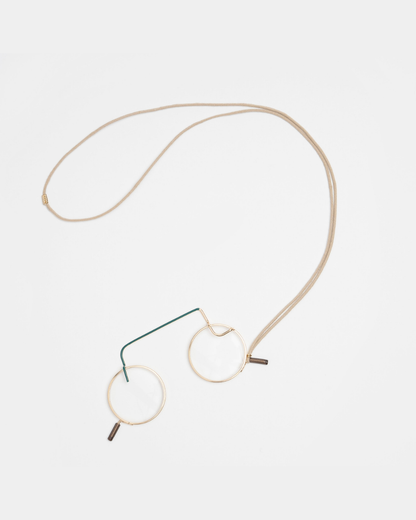 CIQI Circle Lesebrille – Grün