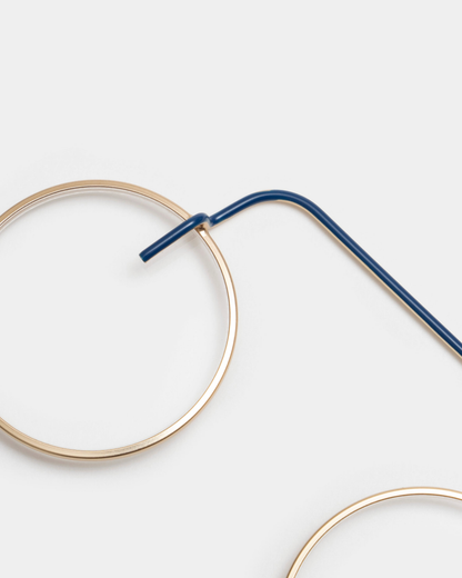 CIQI Circle Lesebrille – Navy