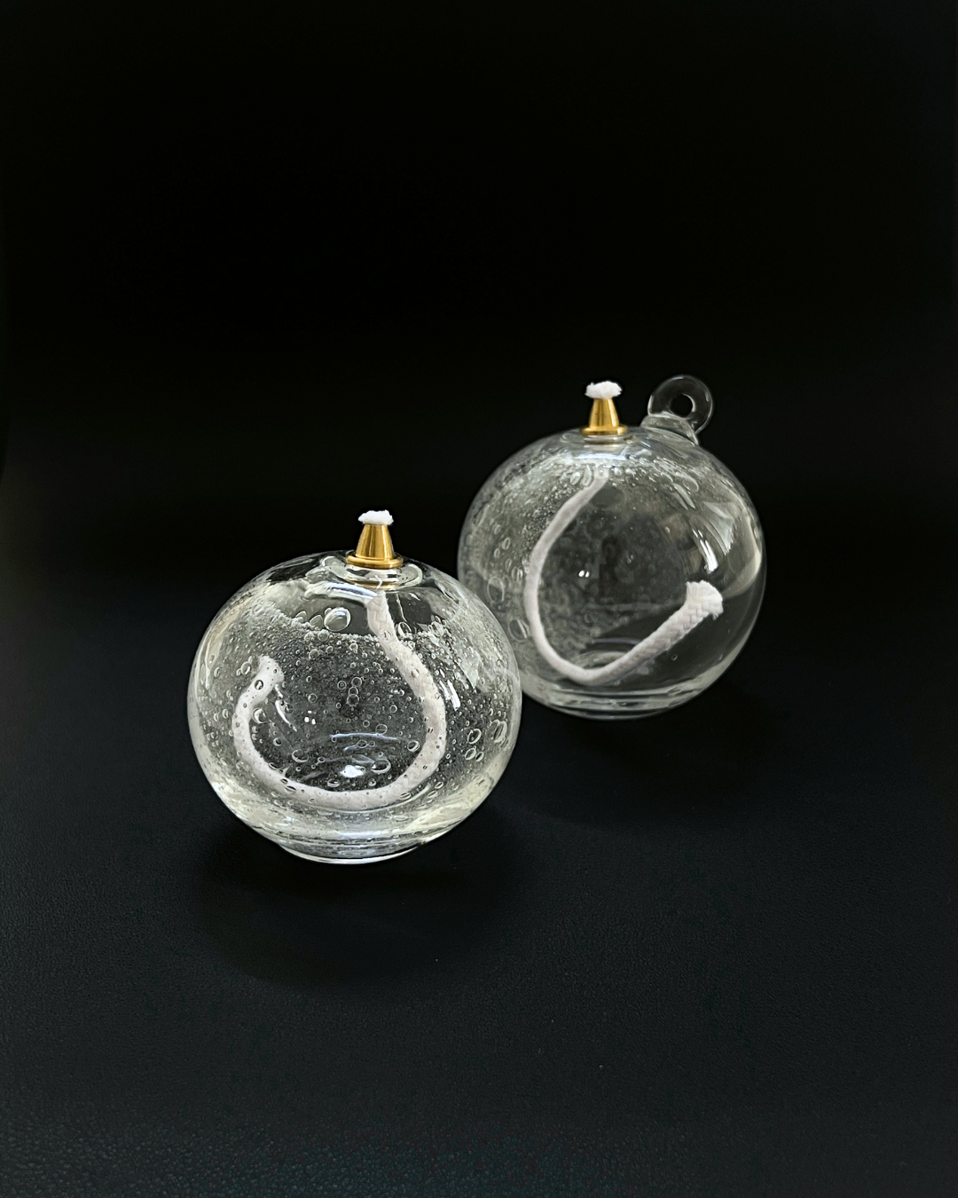 Marver Glass Studio Ring Oil Lantern