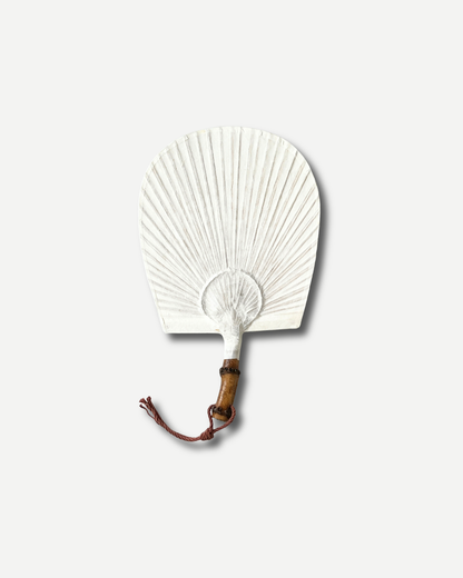 Choi Soobong Fan Twin Bamboo Root Fan White S / M / L