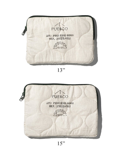 Puebco Cotton Quilting Laptop Case Small / Large