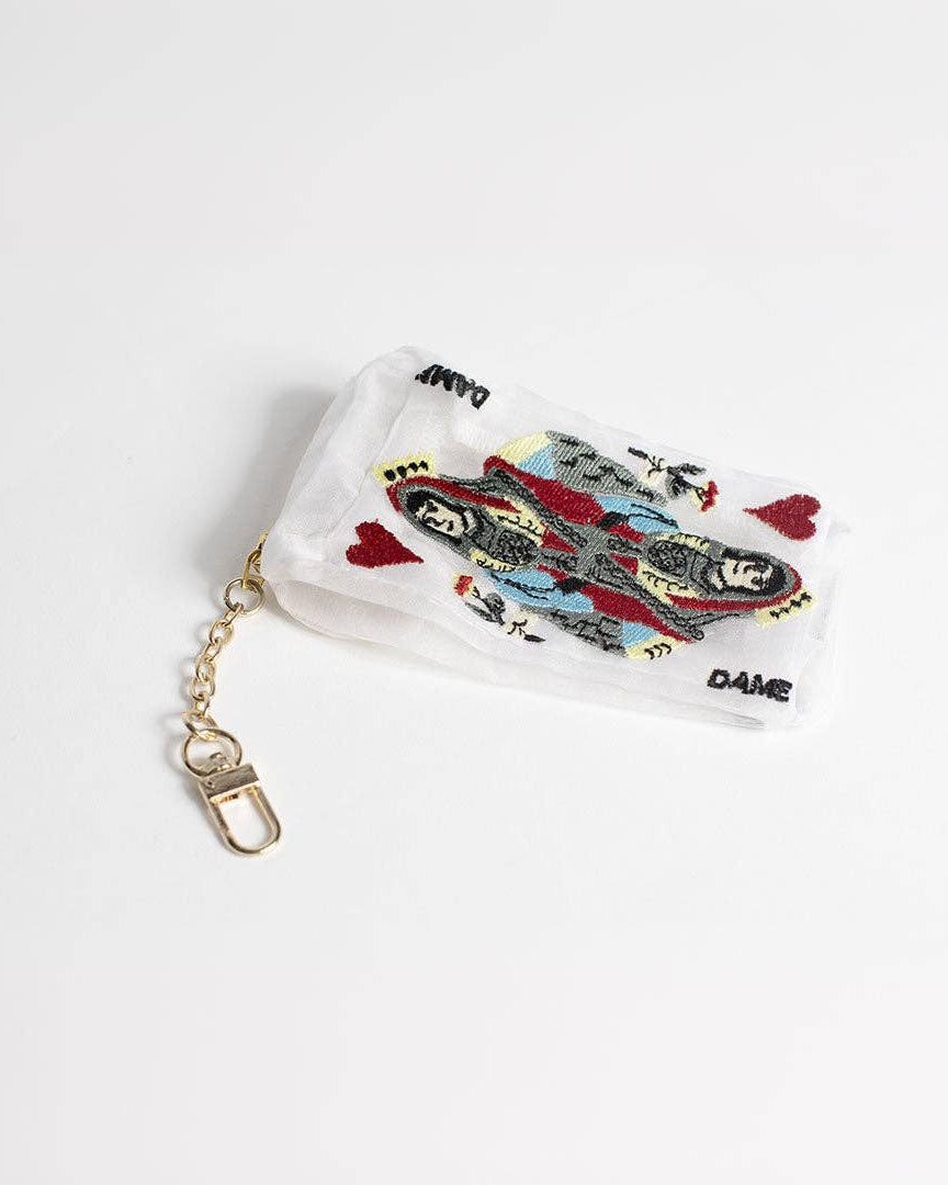 Brigitte Tanaka Organza Playing Card Pouch