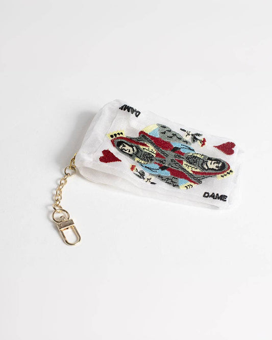 Brigitte Tanaka Organza Playing Card Pouch
