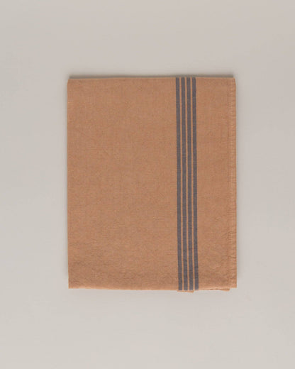 Linen-cotton tea towel: Grenade / Pink and red stripes